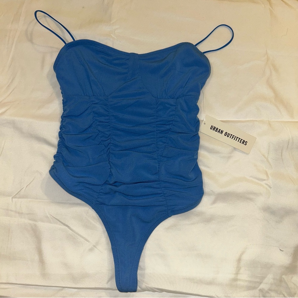 NWT Urban Outfitters Adjustable Blue Bodysuit